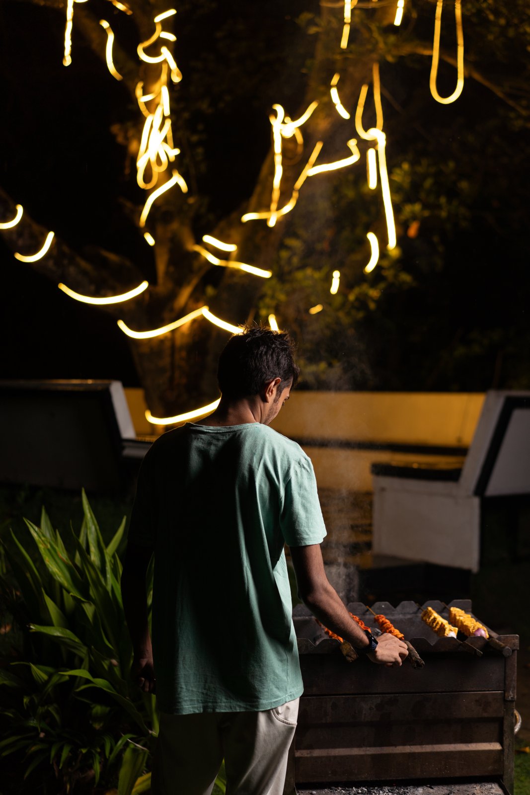 Evening barbecue at Lush Resorts
