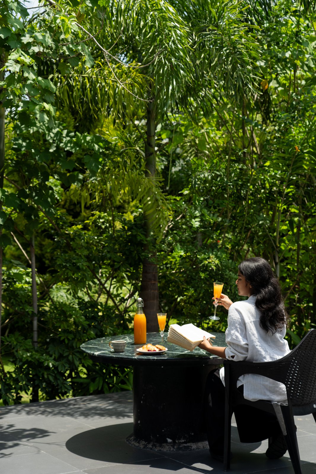 Breakfast on the patio at Lush Resorts